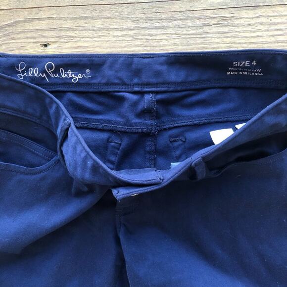 Lilly Pulitzer Navy Mia Leggings - Picture 2 of 3